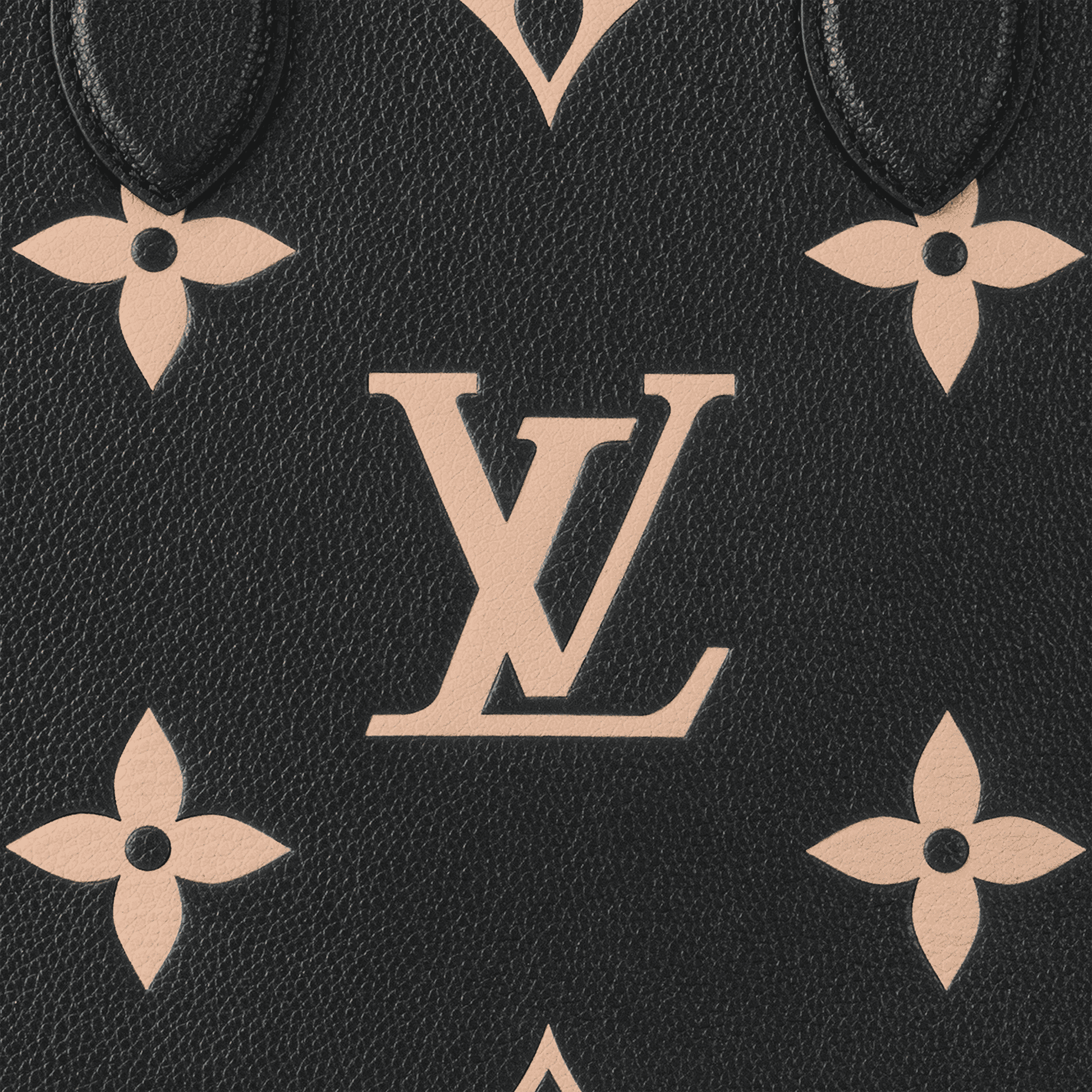 Women's OnTheGo MM Bicolor Monogram Empreinte Leather Tote Bag