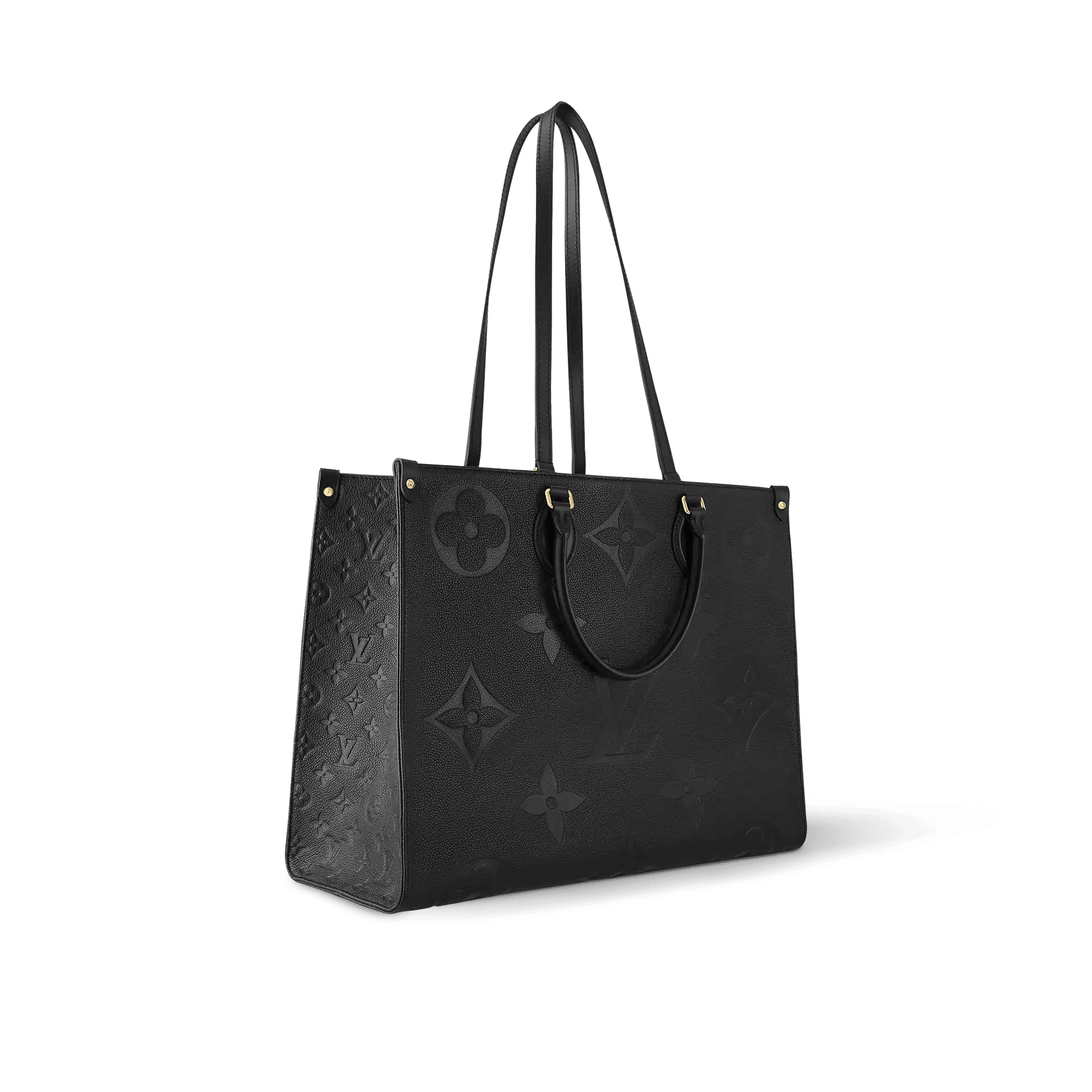 Women's OnTheGo GM Black Monogram Empreinte Leather Tote Bag M44925