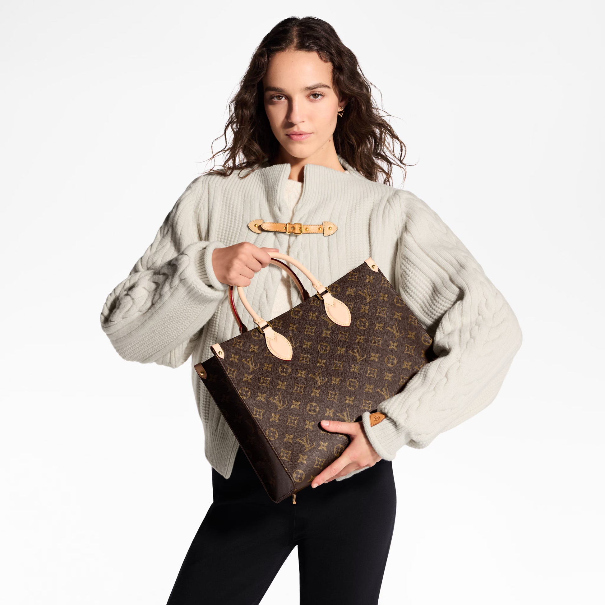 OnTheGo MM Monogram Coated Canvas Gold-Toned Hardware