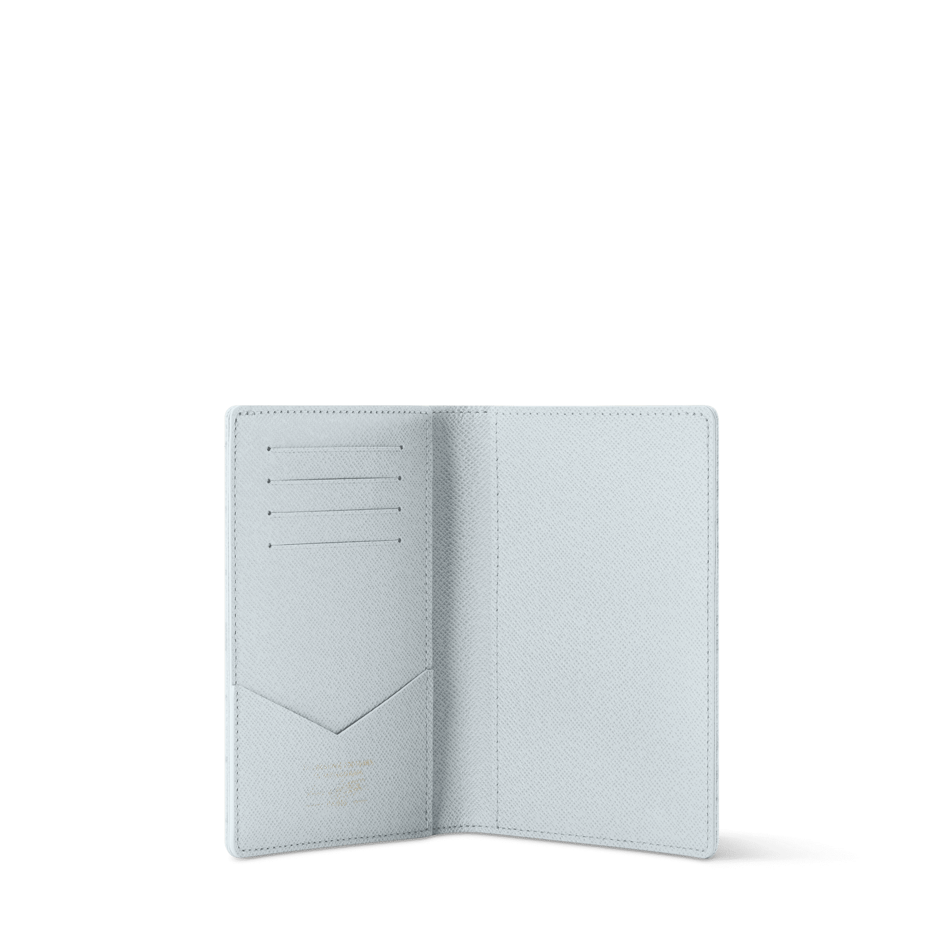 Passport Cover Monogram Origine Bleu Courrier M27614