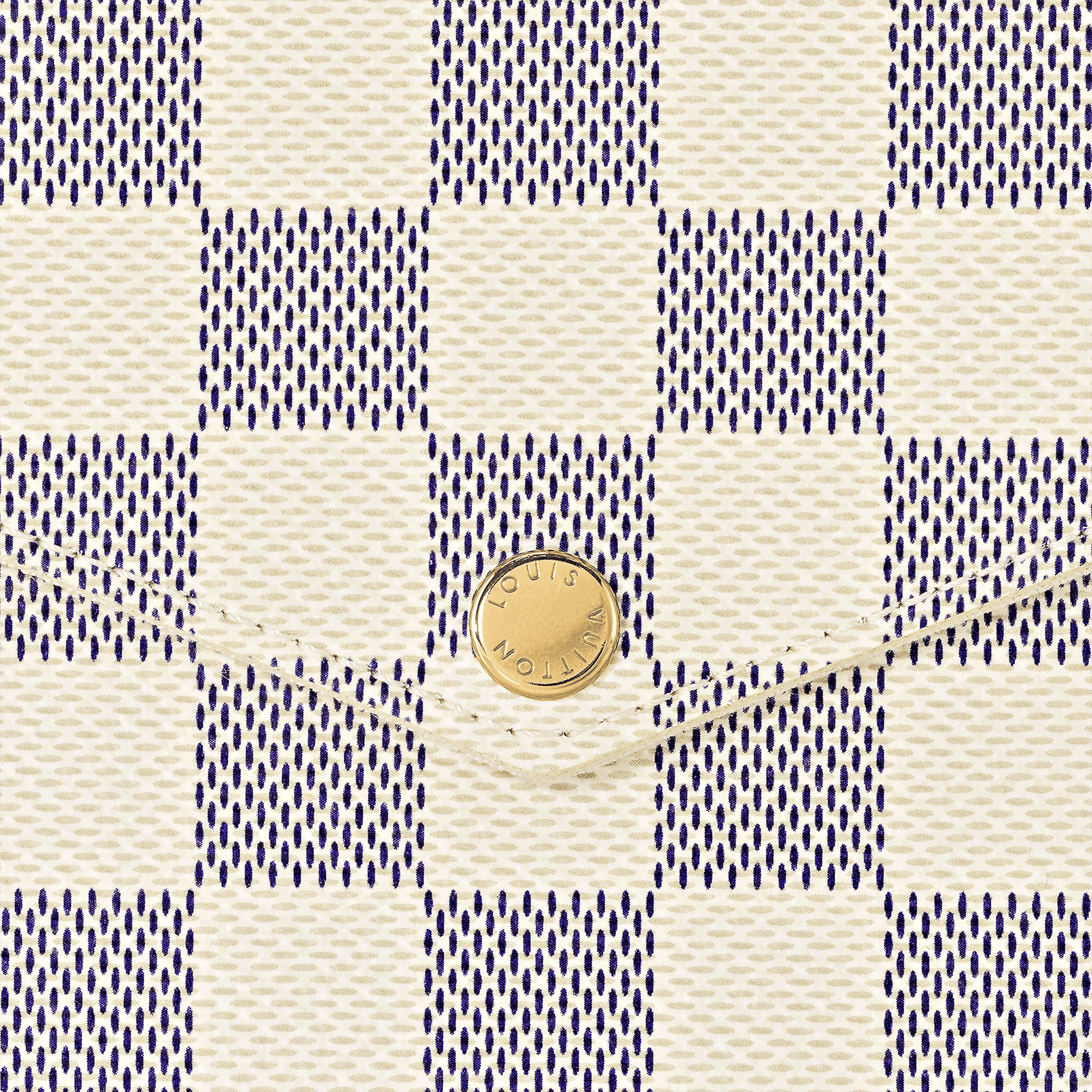 Pochette Félicie Damier Azur Coated Canvas Gold-Toned Hardware