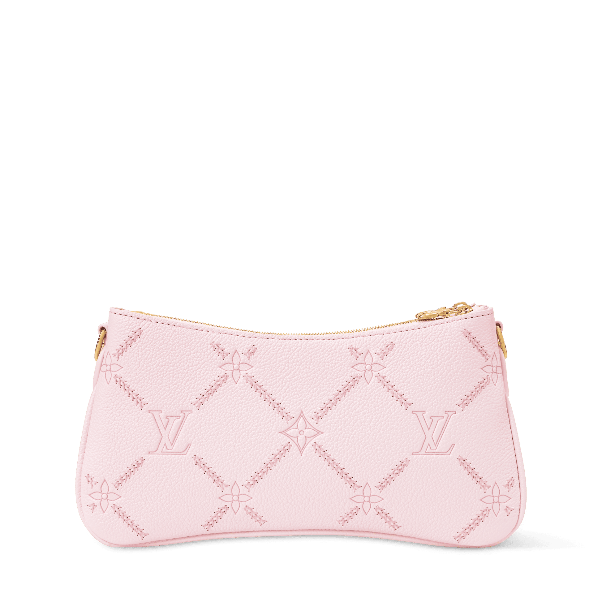 Pochette Liv Monogram Empreinte Leather Light Bliss Couture Gold-Toned Hardware