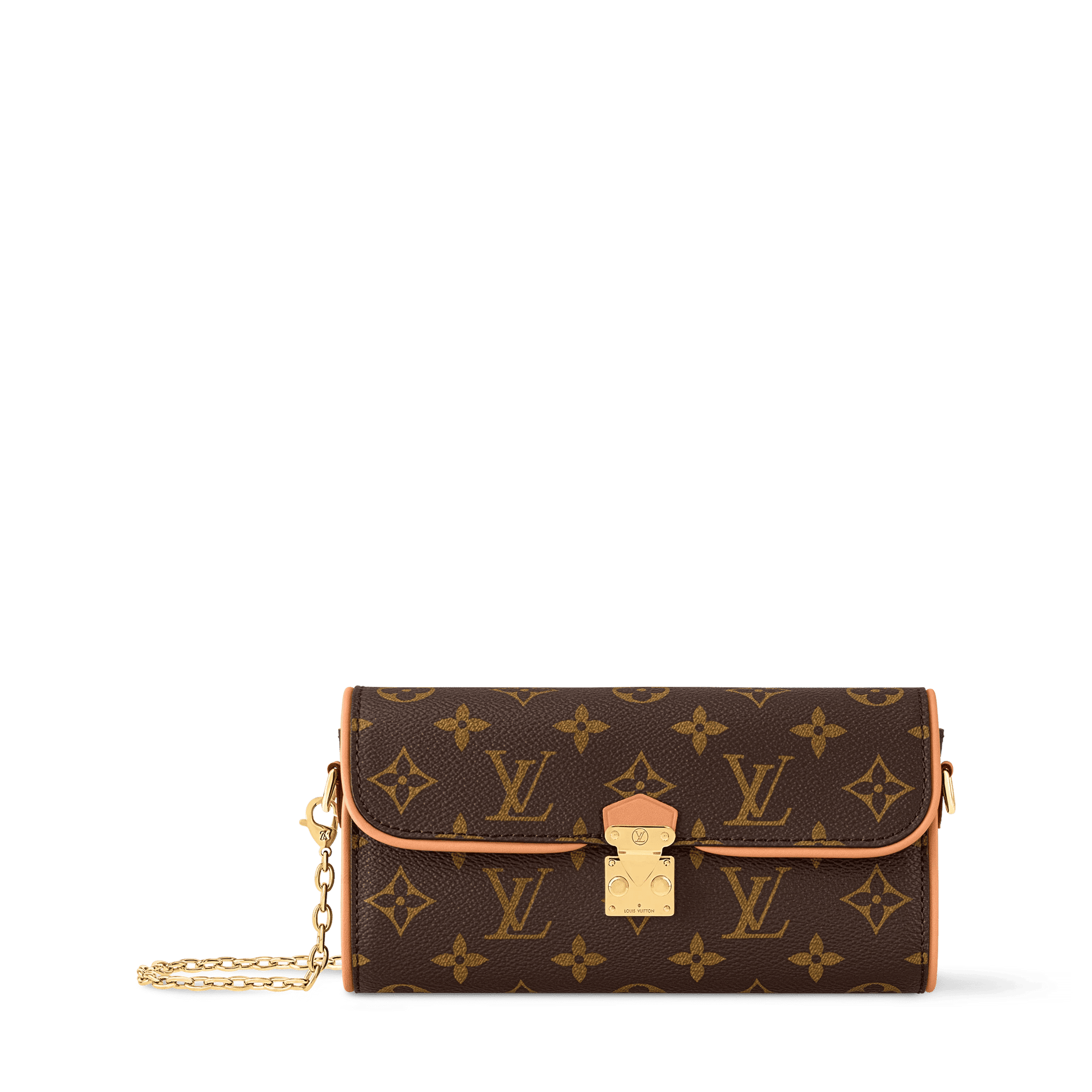 Women's Pochette Camille Monogram Coated Canvas Chain Wallet M13566