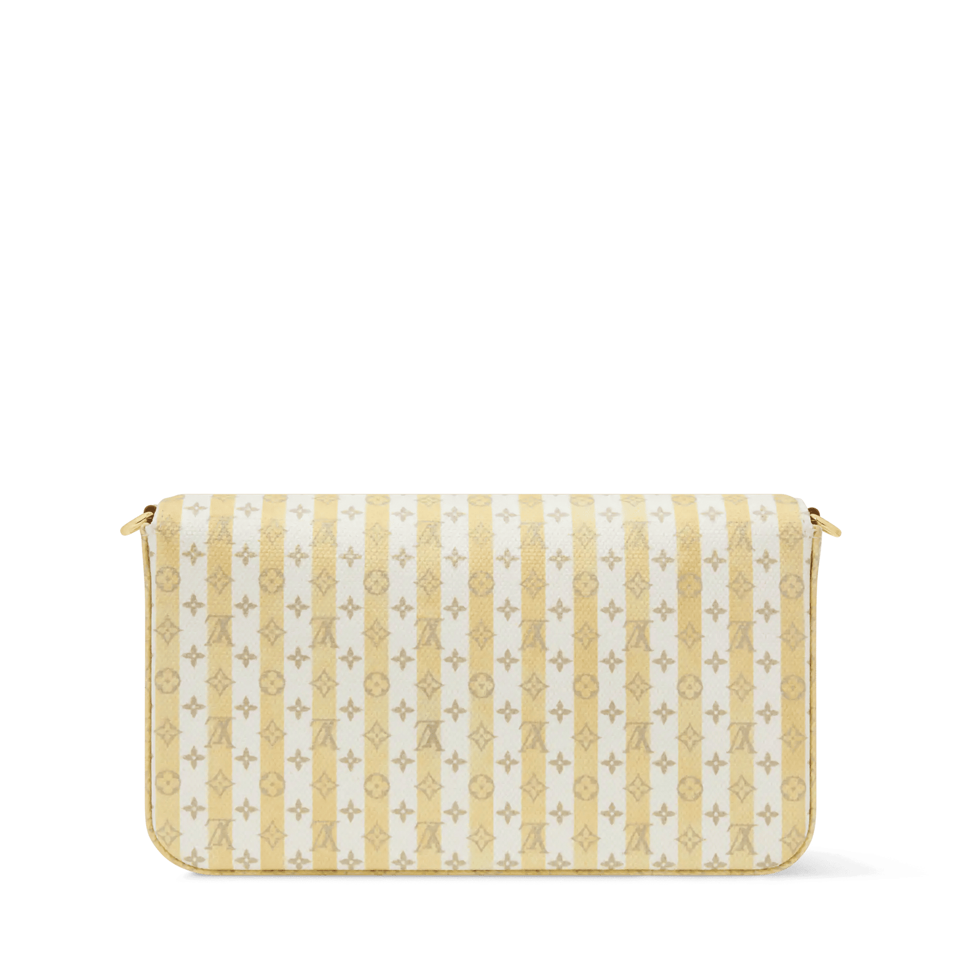 Women's Pochette Félicie LV Stamp Banana Minigram Canvas Nano Bag