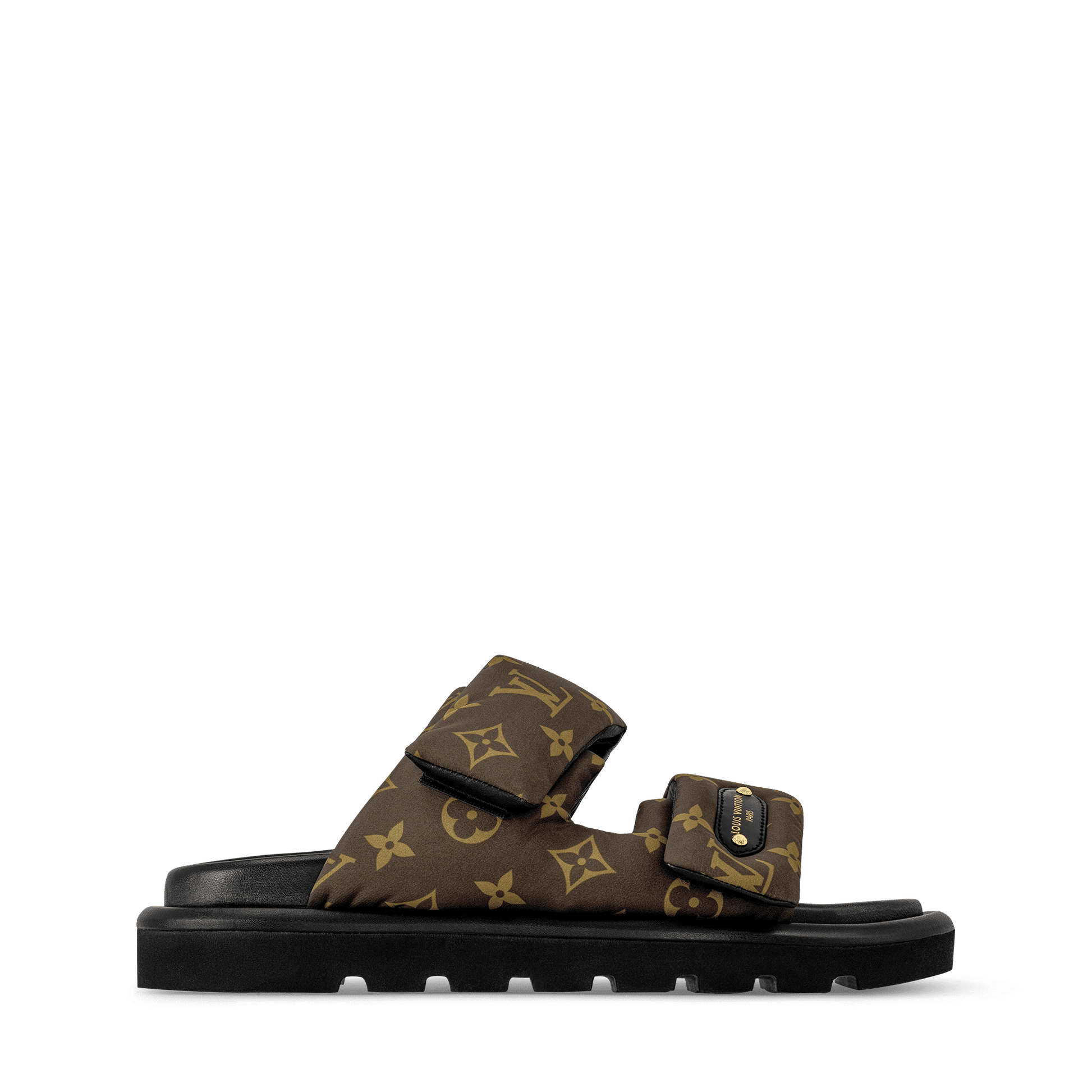 Women's Pool Pillow Flat Comfort Mule Cacao Brown 1AHMDI