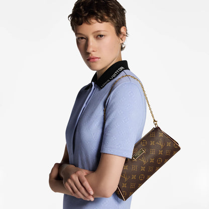 Women's Pochette Eva Monogram Canvas Chain Wallet
