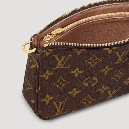 Pochette Accessoires Monogram Coated Canvas Gold-Color Hardware