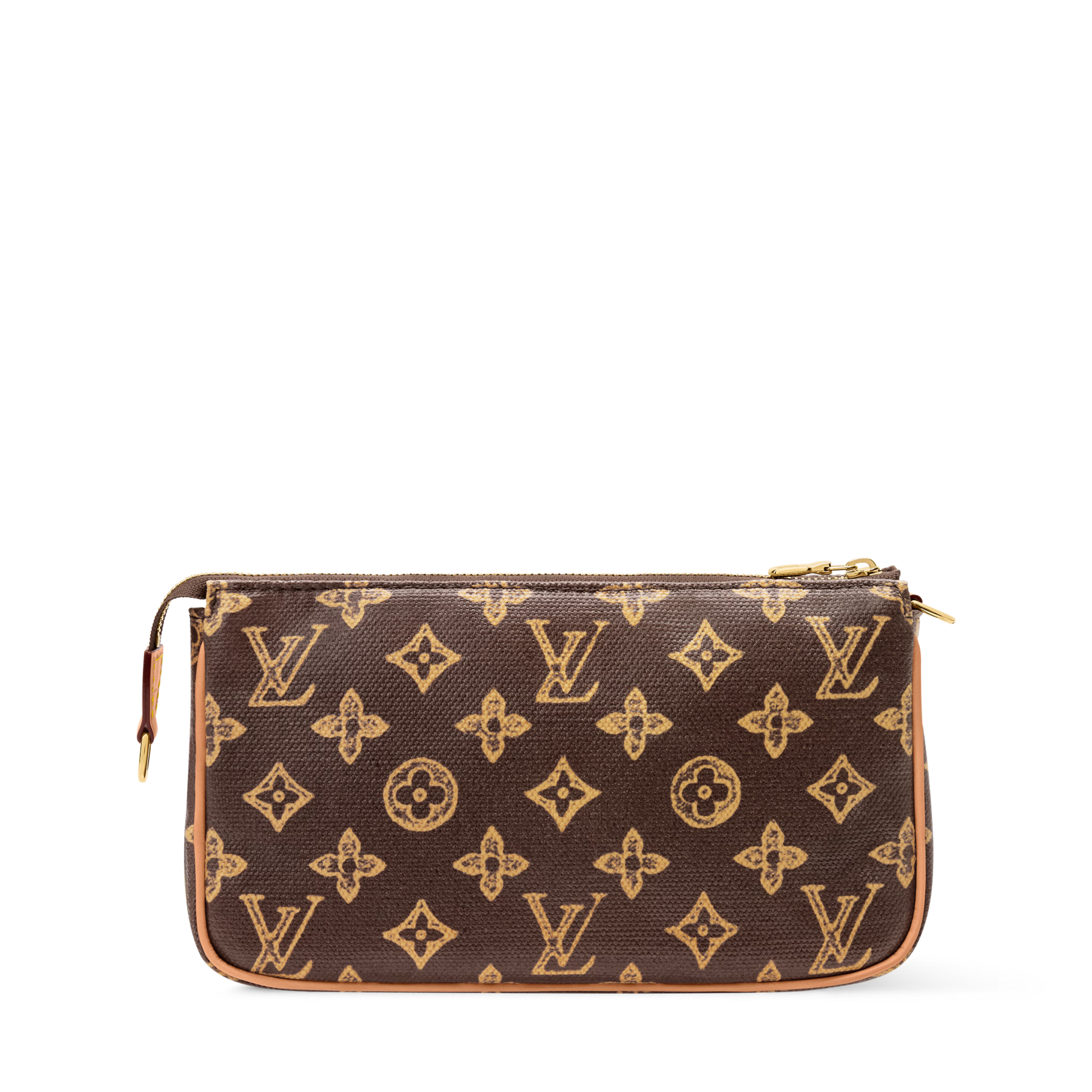 Pochette Accessoires Monogram Origine Canvas Dark Chocolate Gold-Toned Hardware