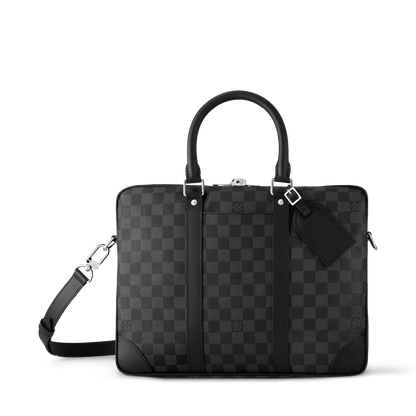 Men's Porte-Documents Voyage PM Damier Graphite Canvas Graphite
