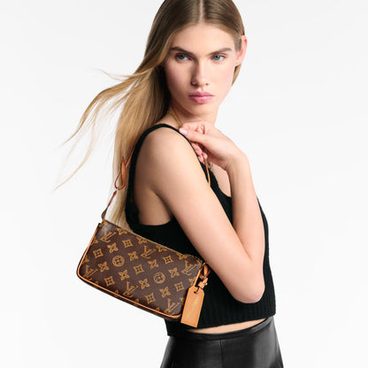 Pochette Accessoires Monogram Origine Canvas Dark Chocolate Gold-Toned Hardware