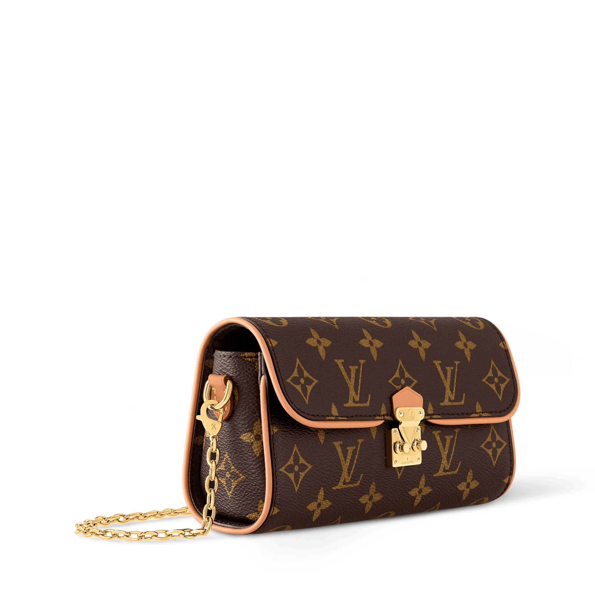 Women's Pochette Camille Monogram Coated Canvas Chain Wallet M13566