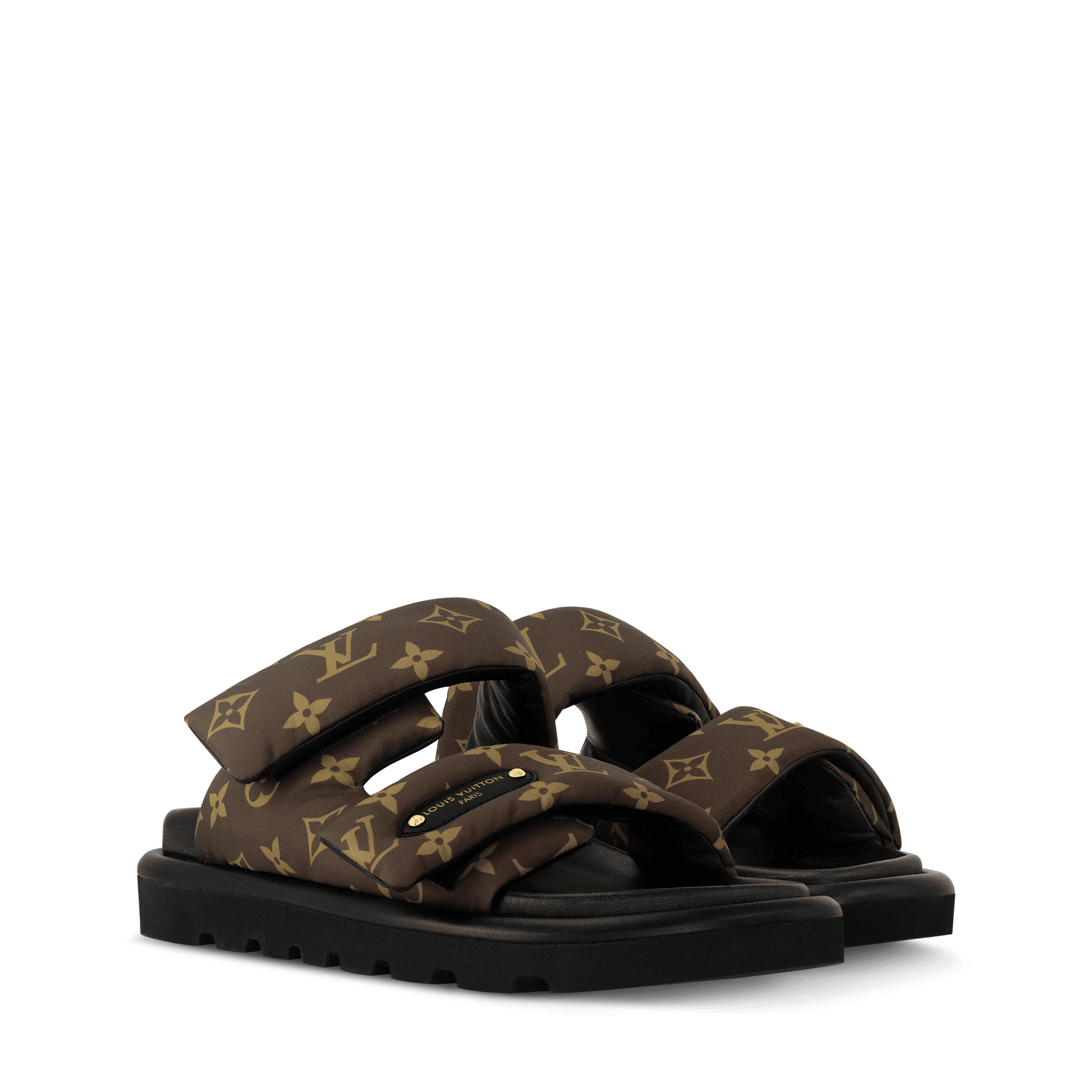 Women's Pool Pillow Flat Comfort Mule Cacao Brown 1AHMDI