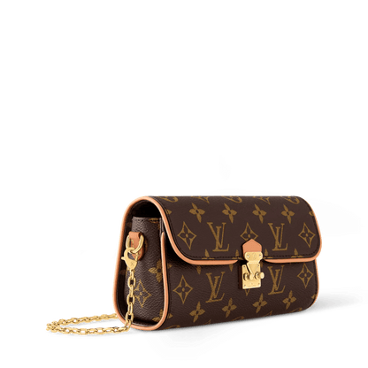 Pochette Camille Monogram Coated Canvas Gold-Toned Hardware