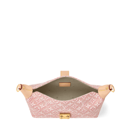 Pochette Mia Monogram Emblème Rose Ruban Gold-Toned Hardware