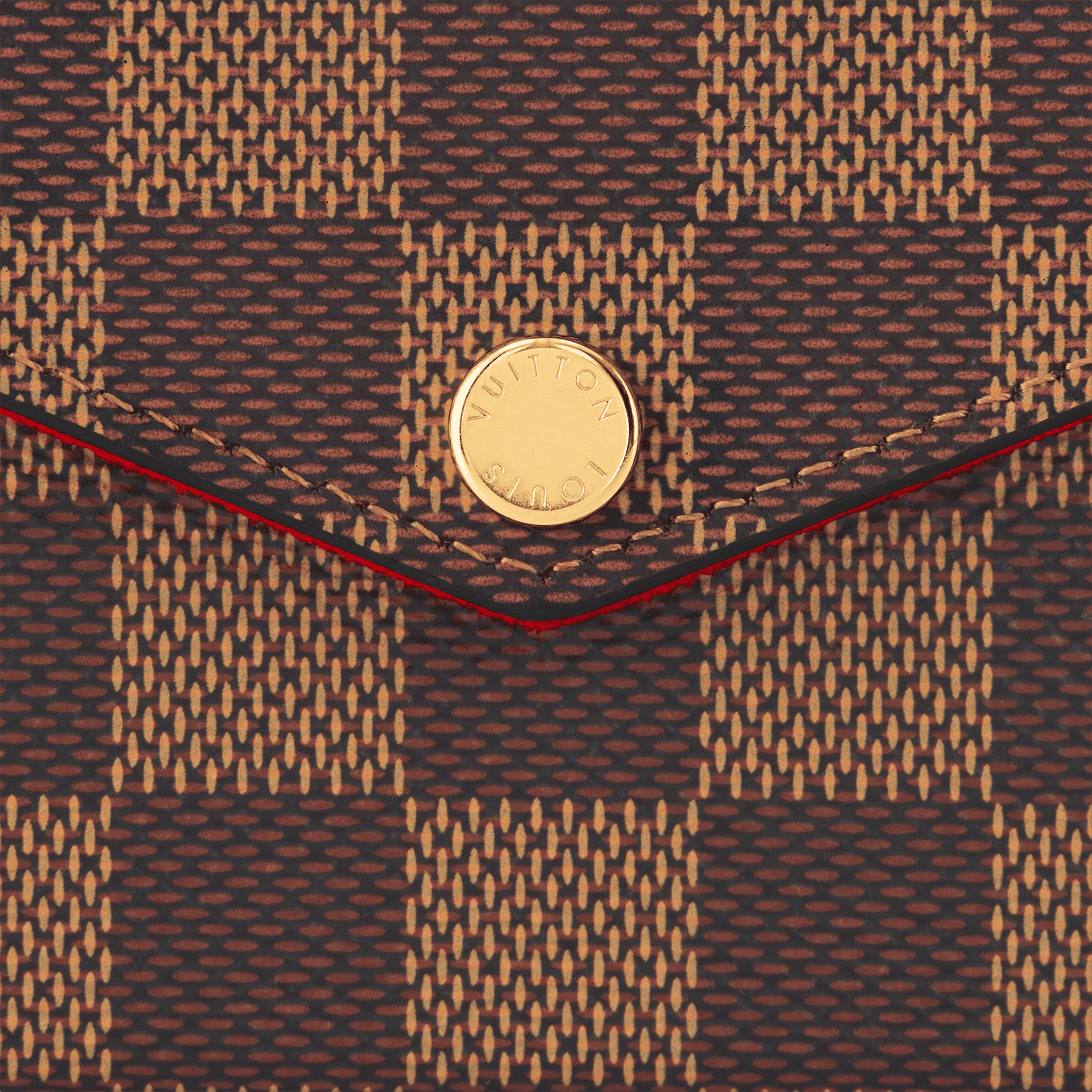 Women's Pochette Félicie Damier Ebene Coated Canvas Chain Wallet N40492
