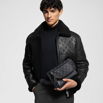 Men's Pulse Messenger Monogram Eclipse