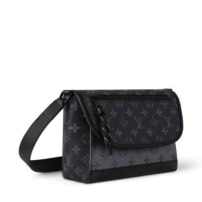 Men's Pulse Messenger Monogram Eclipse