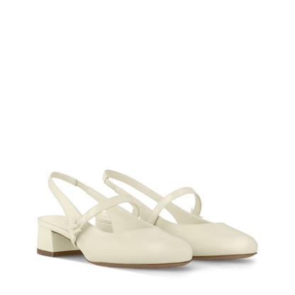 Women's Romy Slingback Pump Ecru White 1ACU1Y