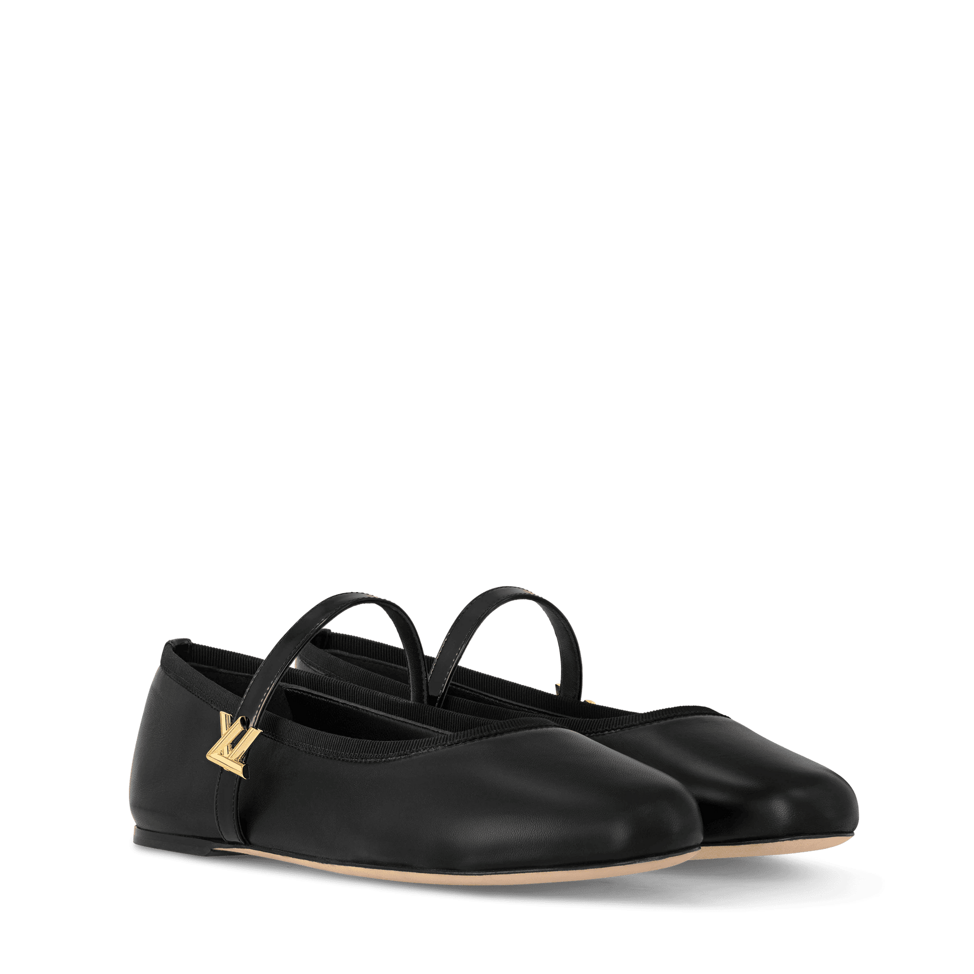 Women's Romy Flat Ballerina Black 1ACUKM