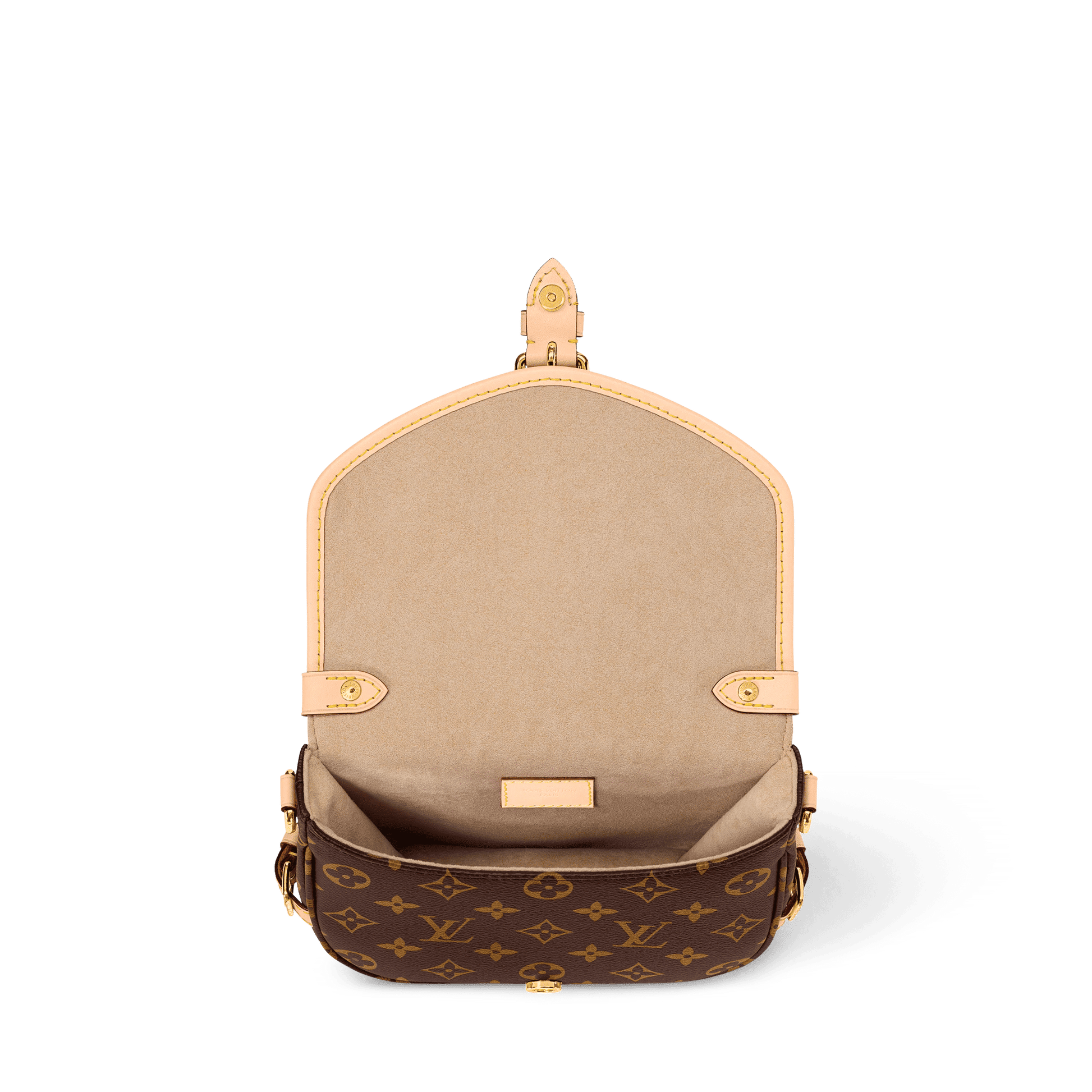 Women's Saumur BB Monogram Coated Canvas Saddle Bag M46740