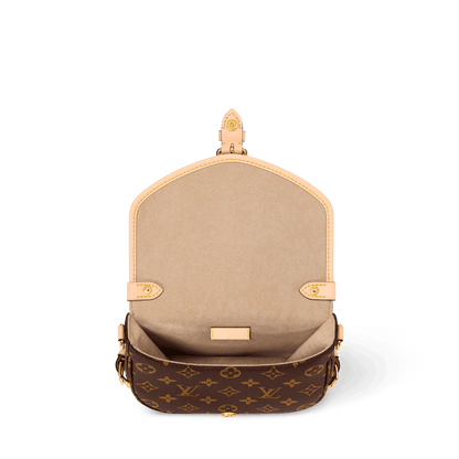 Women's Saumur BB Monogram Coated Canvas Saddle Bag M46740