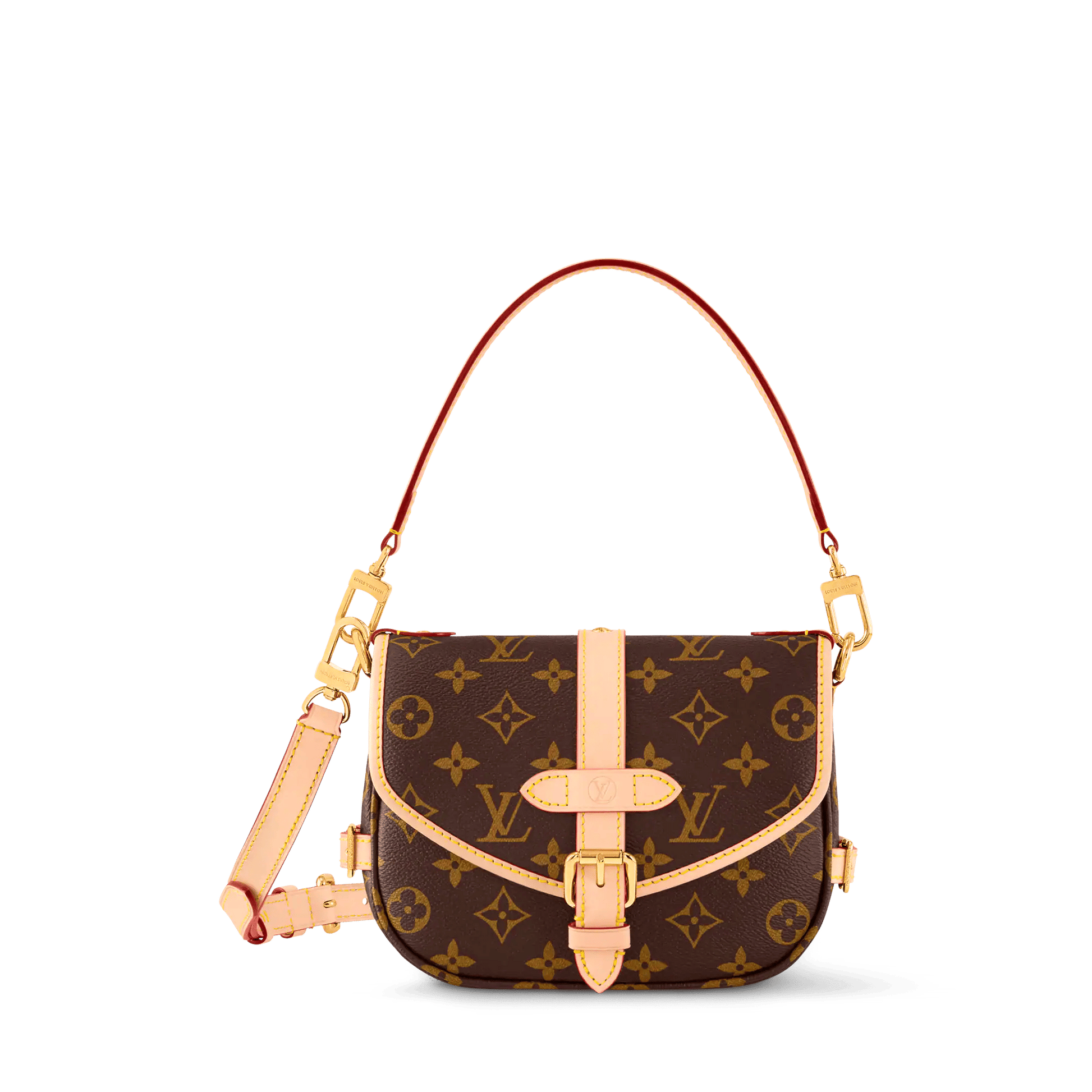 Women's Saumur BB Monogram Coated Canvas Saddle Bag M46740