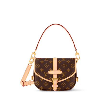 Women's Saumur BB Monogram Coated Canvas Saddle Bag M46740