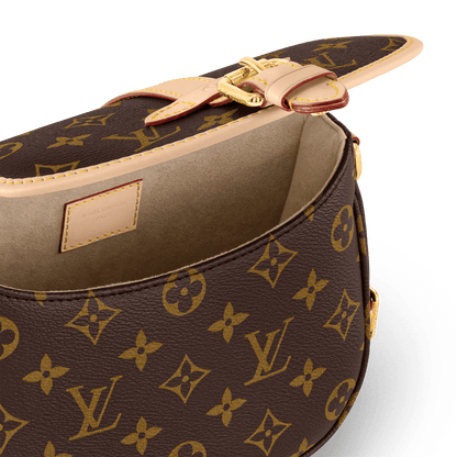 Women's Saumur BB Monogram Coated Canvas Saddle Bag M46740