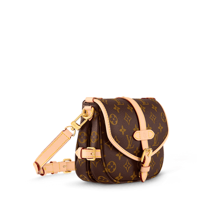 Women's Saumur BB Monogram Coated Canvas Saddle Bag M46740