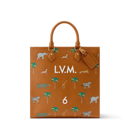 Men's Sac Plat Calf Leather Tan