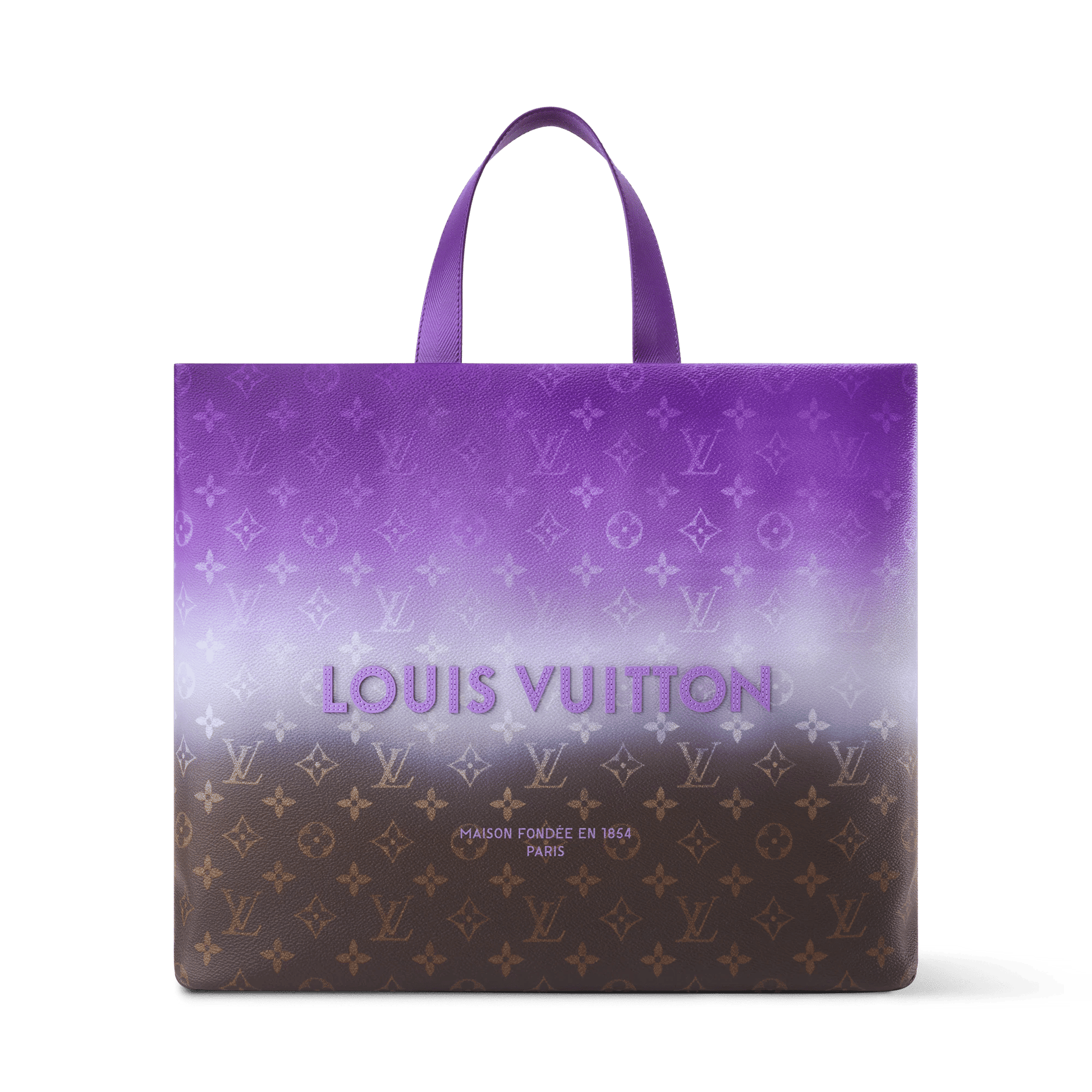 Men's Shopper Tote MM Monogram Pigment Purple