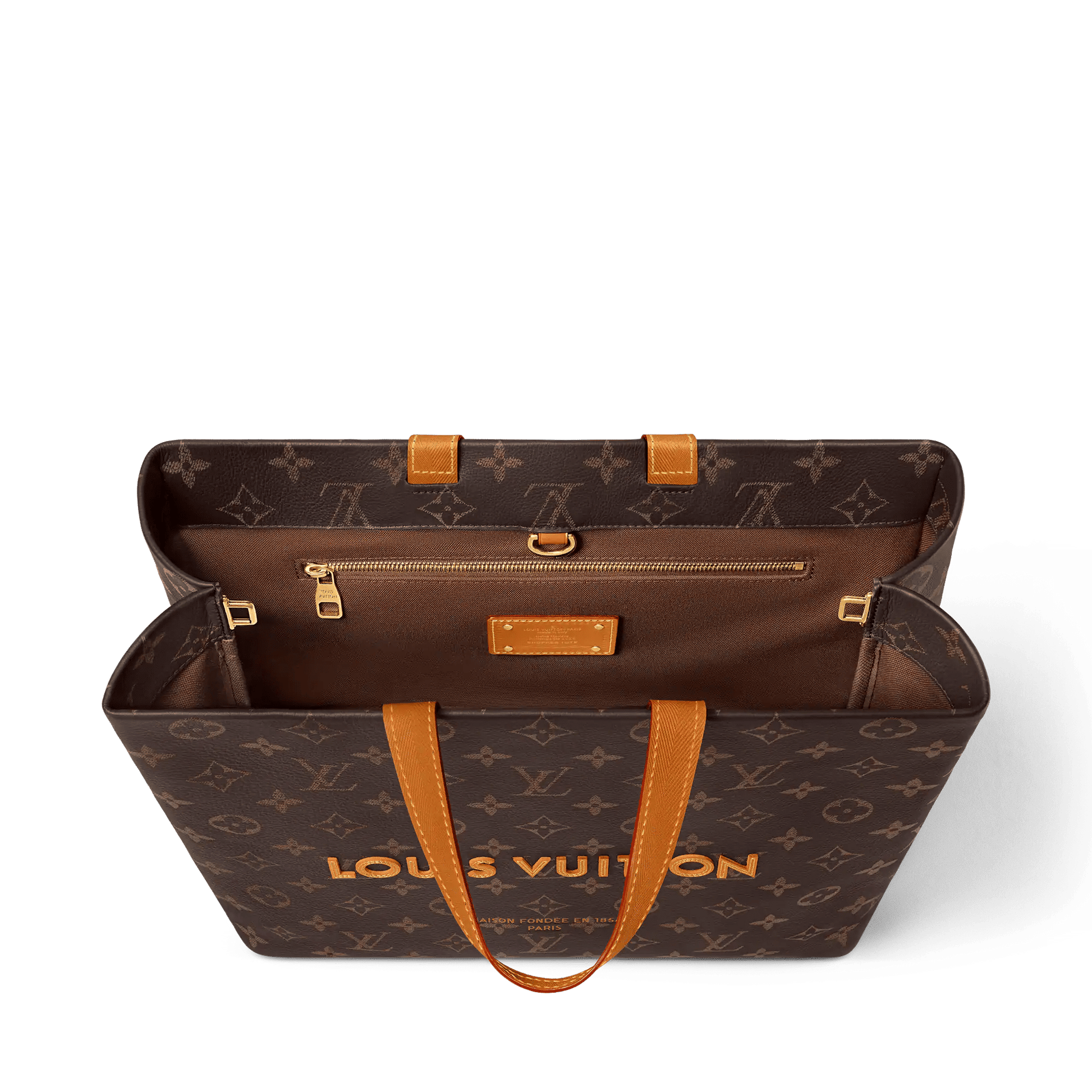 Men's Shopper Tote MM Monogram Calf Leather