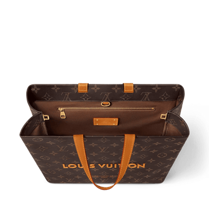 Men's Shopper Tote MM Monogram Calf Leather