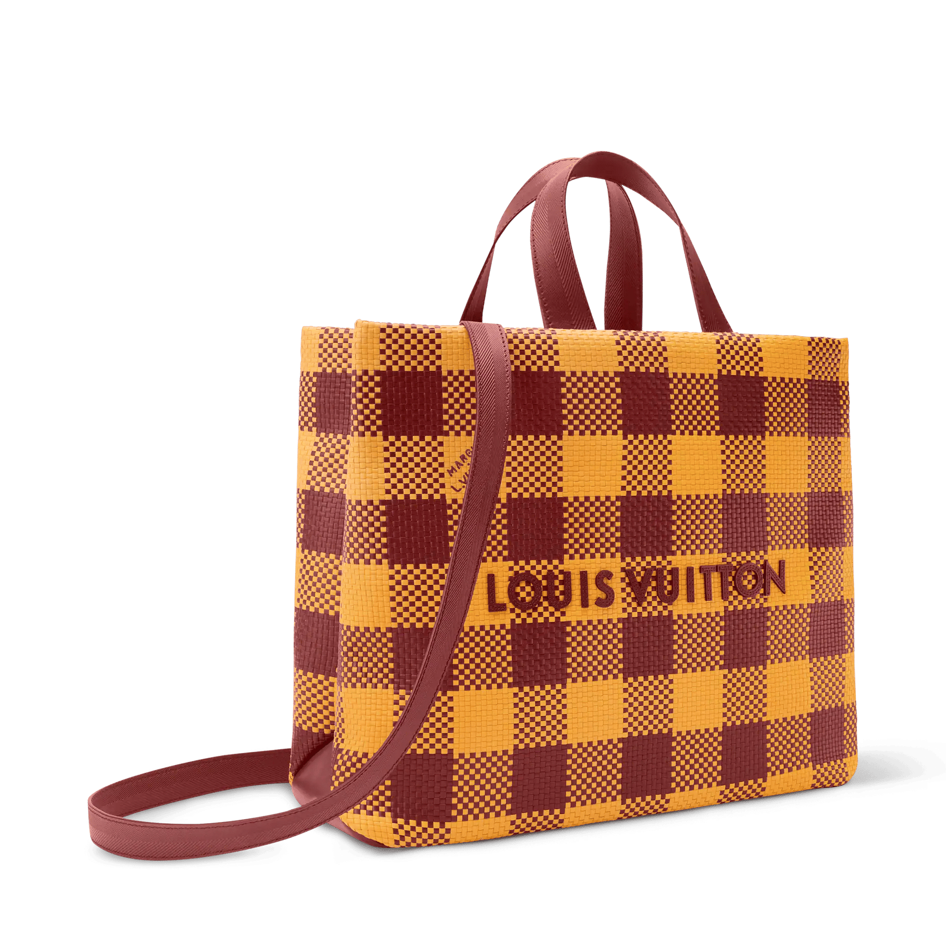 Men's Shopper Tote MM Damier Mustard