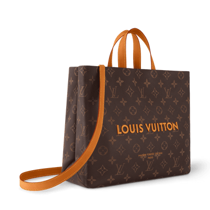 Men's Shopper Tote MM Monogram Calf Leather