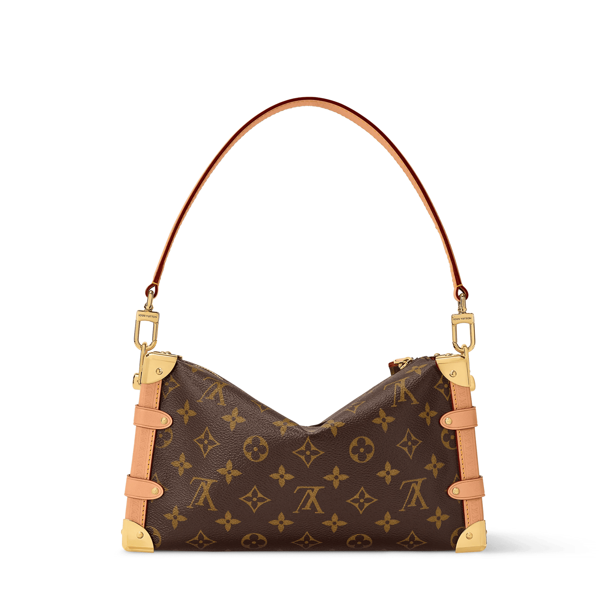 Women's Side Trunk MM East West Monogram Canvas Shoulder Bag