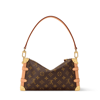 Women's Side Trunk MM East West Monogram Canvas Shoulder Bag