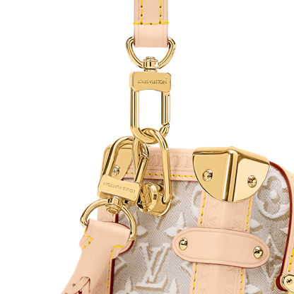Side Trunk MM Monogram Emblème Jacquard Canvas Peuplier Gold-Toned Hardware