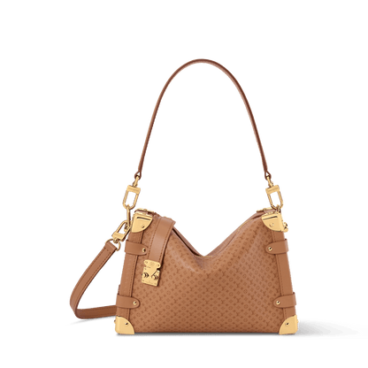 Women's Side Trunk MM Minigram Calfskin Shoulder Bag