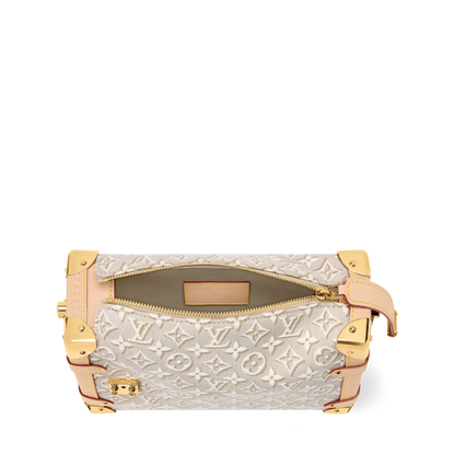 Side Trunk MM Monogram Emblème Jacquard Canvas Peuplier Gold-Toned Hardware
