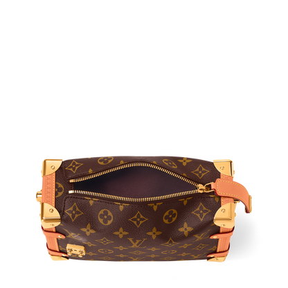 Side Trunk MM Monogram Coated Canvas Gold-Toned Hardware