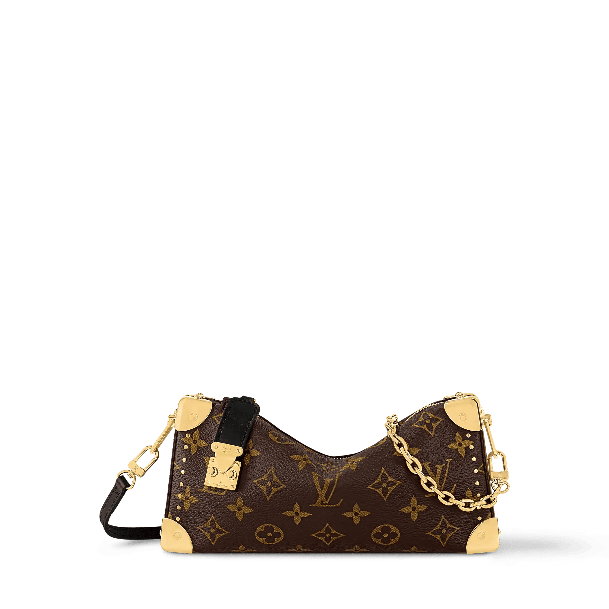 Slim Trunk Monogram Coated Canvas Gold-Toned Hardware