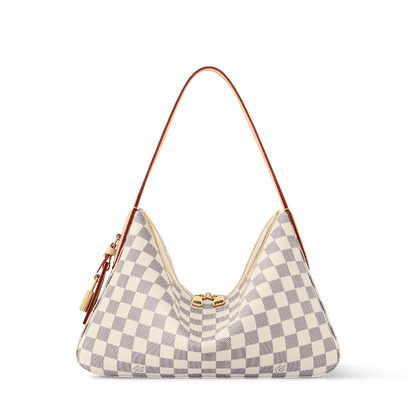 Women's Slouchy PM Damier Azur Coated Canvas Shoulder Bag N00116