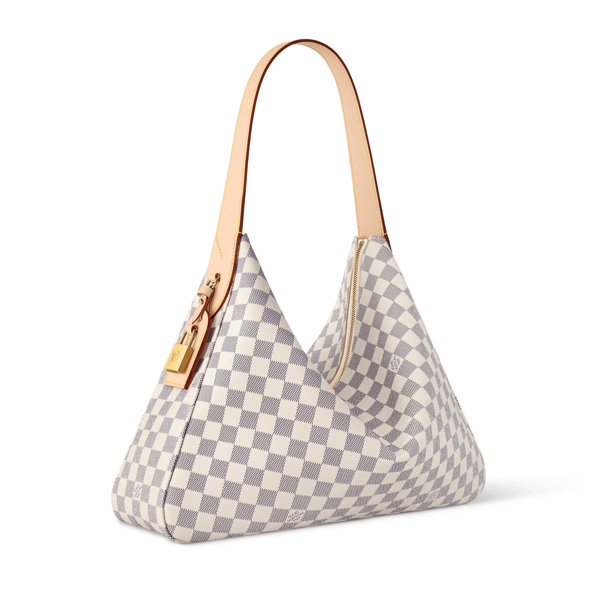Women's Slouchy MM Damier Azur Coated Canvas Tote N00126