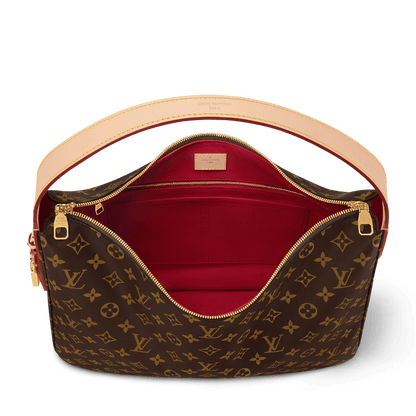 Women's Slouchy MM Monogram Coated Canvas Tote Bag M12098
