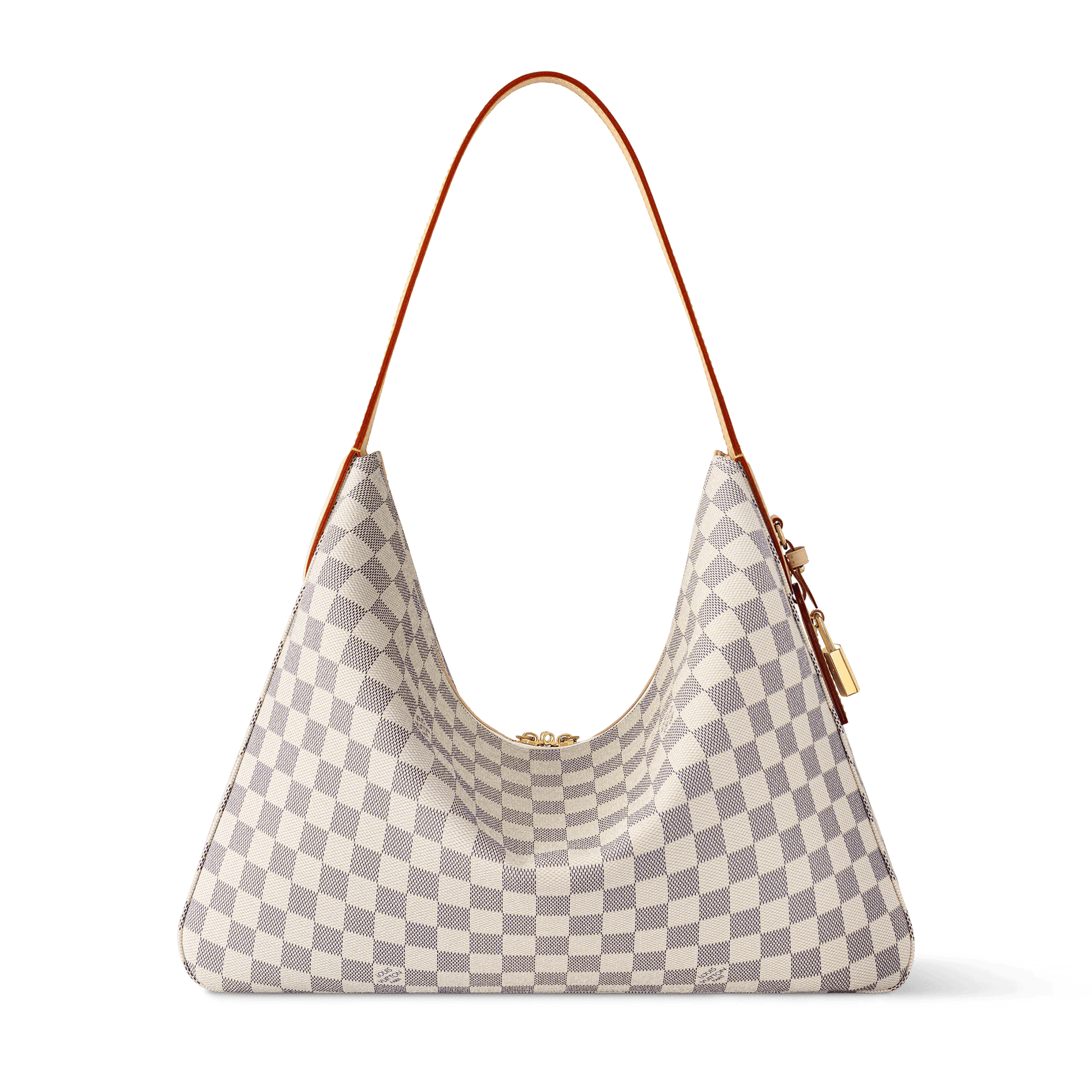 Women's Slouchy MM Damier Azur Coated Canvas Tote N00126