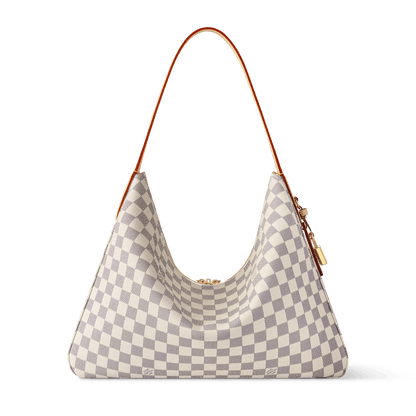 Women's Slouchy MM Damier Azur Coated Canvas Tote N00126