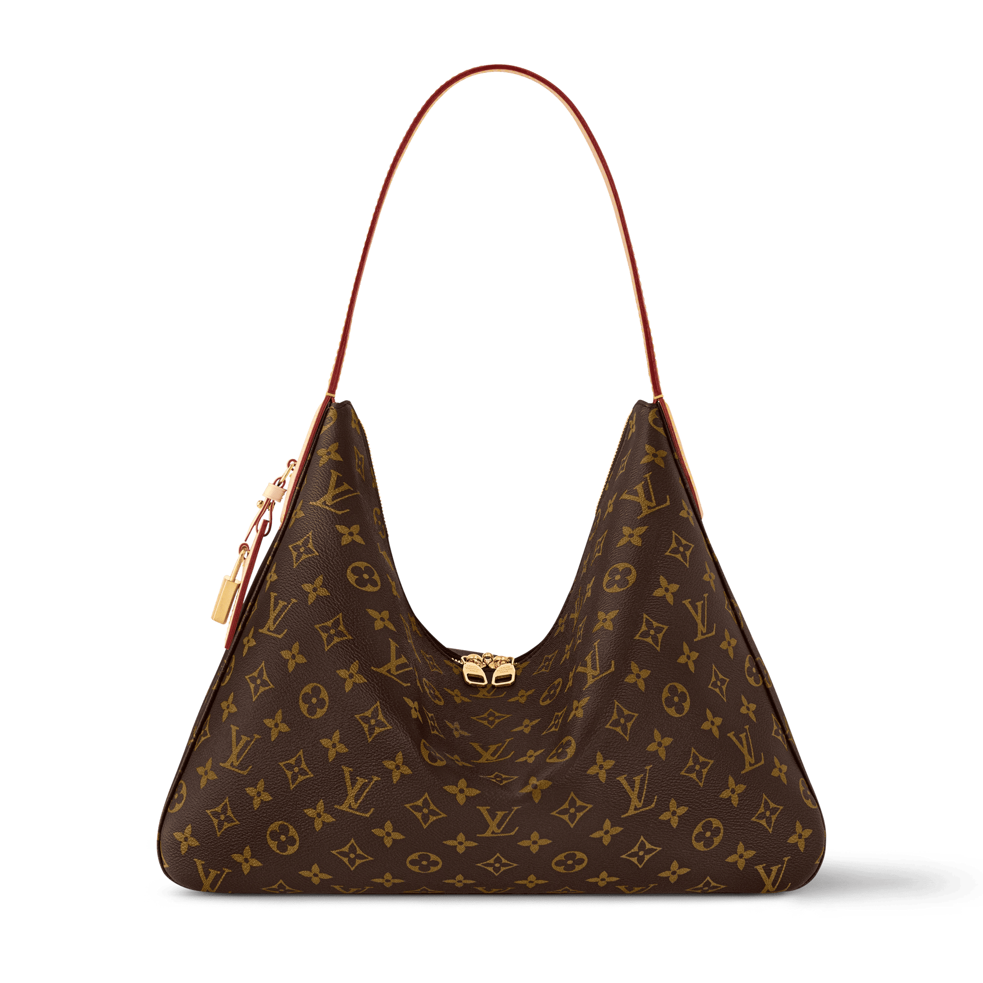 Women's Slouchy MM Monogram Coated Canvas Tote Bag M12098