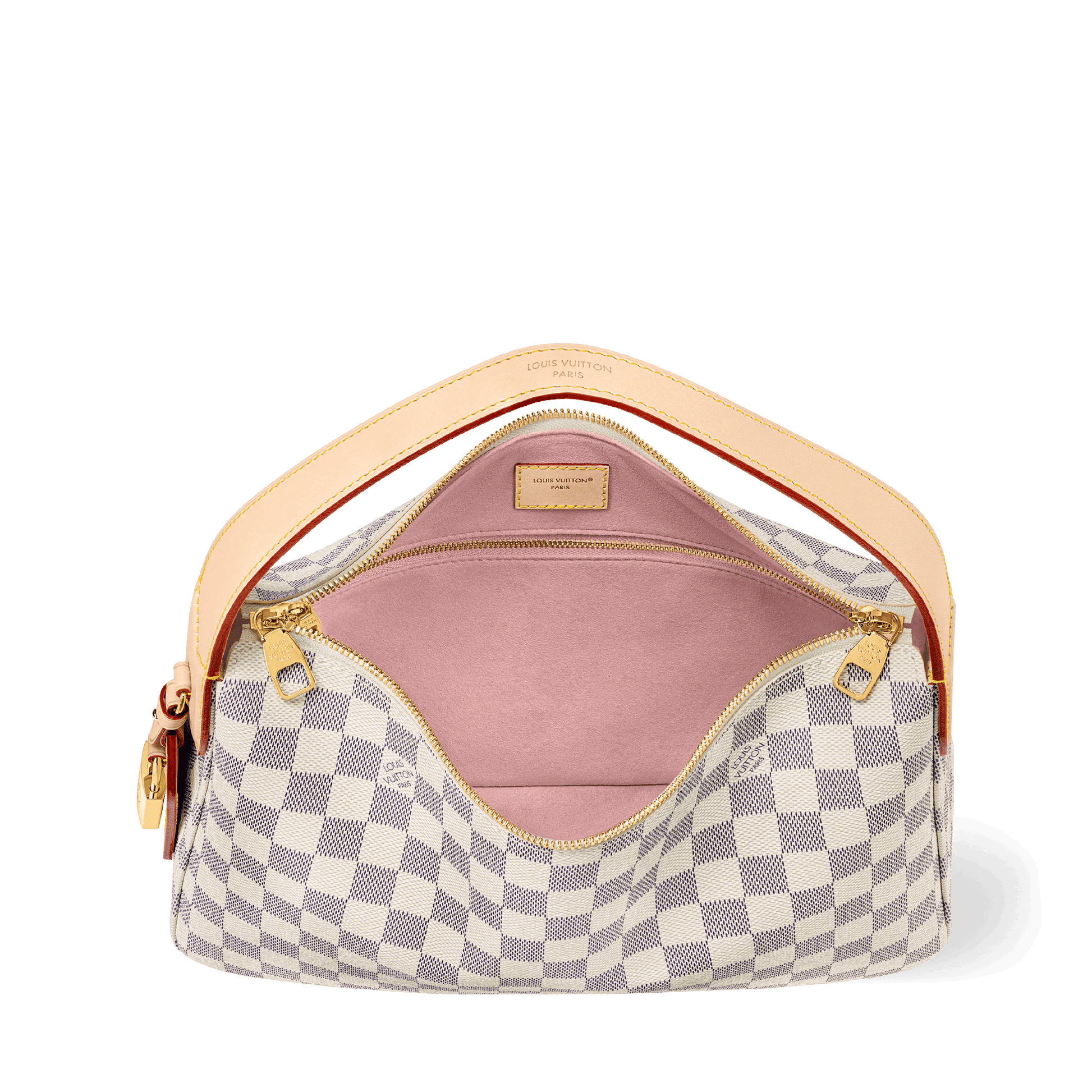 Women's Slouchy PM Damier Azur Coated Canvas Shoulder Bag N00116