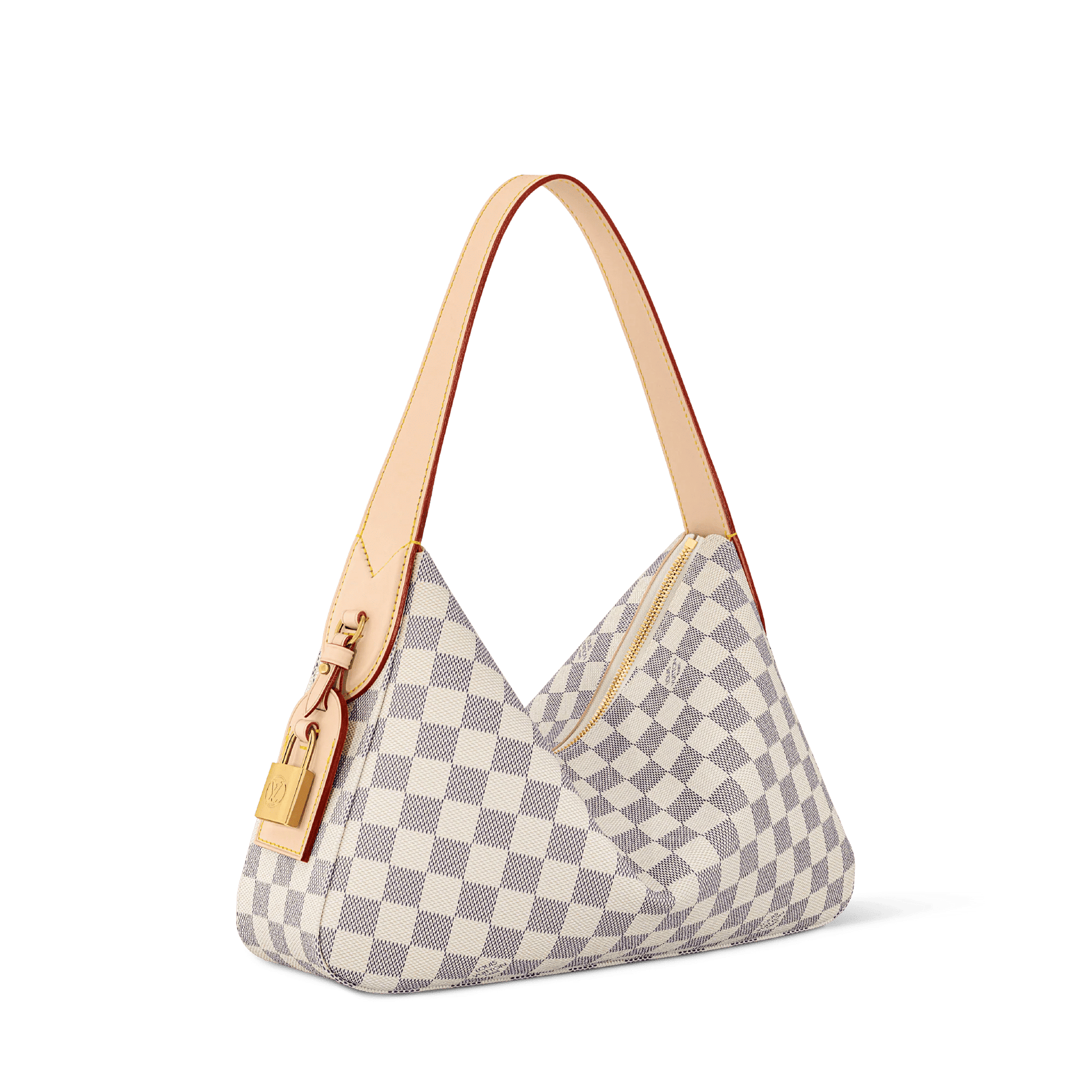 Women's Slouchy PM Damier Azur Coated Canvas Shoulder Bag N00116